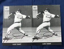 BOGO Luis Tiant Autograph Signed Photos Boston Red Sox  picture