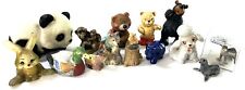 Assorted Lot Of 14 Vintage Animal Figurines Bears Monkeys Little Critterz & More picture