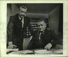1966 Press Photo Howard K. Smith & William Lawrence of ABC newscast - mjc13340 picture