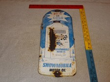 VINTAGE ORIGINAL AMALIE SNOWMOBILE MOTOR OIL 16