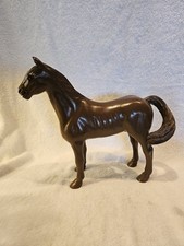 vintage unsigned hand carved wooden horse by Howard Mauldin Morganton NC picture