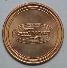 NOS 1905 APPERSON BRONZE TOKEN #A109 picture