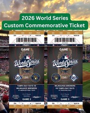 2026 World Series Custom Commemorative Ticket *Made for Any Game* picture