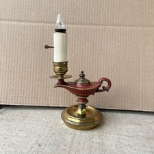 Vintage Brass Electric Genie Table Desk Lamp - Rare 1970’s picture