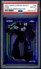 2024 Topps Chrome Disney Zurg /150 #69 PSA 8 picture