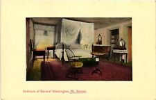 Vintage Postcard- Bedroom of General Washington, Mt. Vernon. picture
