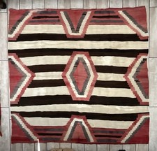 Antique Navajo Third Phase Chiefs Blanket Circa 1885-90. Rare picture