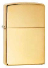 Zippo 254B, Classic High Polish Brass Finish Lighter, (PL) Pipe Insert picture