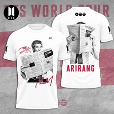 BTS World Tour 2026 ARIRANG x RM AOP T-Shirt 3D T-Shirt NP409 picture