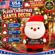 Christmas Plush Toy Santa Snowman Penguin Reindeer Teddy Bear Holiday Gift picture