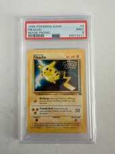 Pokemon Card Pikachu 1999 Movie Promo PSA 9 picture