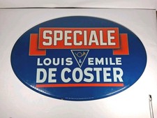 Rare Speciale Louis & Emile DeCoster Belgian Gueuze Beer Sign Vintage 12