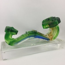Liuli Crystal Glass Ru-Yi Symbol Ornament – Feng Shui Home Decor collectible picture