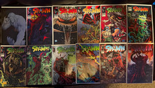 Doubles Comic Lot: SpawnBatman, Spawn,Curse of the Spawn, Deadpool, Beast foil. picture