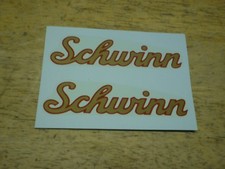 Mint Original 1946 thru 1948 Schwinn Mens Autocycle Tank Bicycle Decals picture