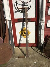 VINTAGE TWO MAN CROSSCUT LOGGING SAW  59 in Hunting Cabin Decor picture