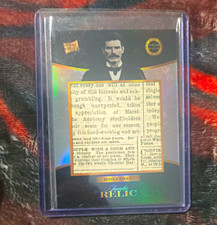 2025 Pieces of the Past Wild West Edition Doc Holliday Relic Insert Card #763 picture