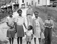 1935 African American Children Omar WV Vintage Old Photo 8.5