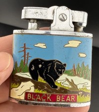 Vintage 1950s Great Smoky Mountains National Park Black Bear Souvenir Lighter picture