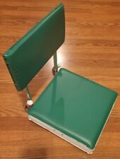 Vintage Green Stadium Seat,  Cushioned, folding  picture