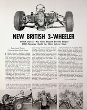 1966 British 3-Wheeler Chris Vincent Sidecar - 2-Page Vintage Motorcycle Article picture