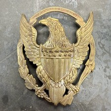 Indian War US Army M1872 Helmet Badge Plate Original picture