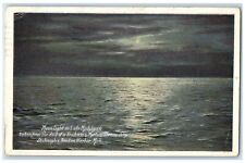 1917 Moonlight Lake Michigan Graham Morton Steam Benton Harbor Michigan Postcard picture