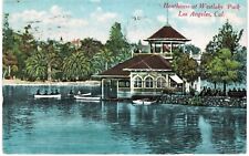 Los Angeles Westlake Park Boathouse 1910  CA  picture