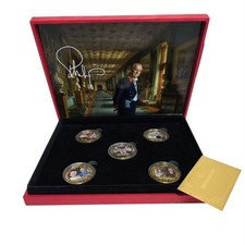 The Coin Club Prince Philip 99 Years 5 Coin Commemorative Set with Display Box picture