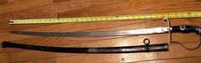Vintage Original German WW1 Artillery Officer Sword / Saber & Scabbard picture