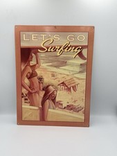 Vintage Let’s Go Surfing Poster Ad picture