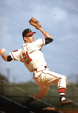 WARREN SPAHN Milwaukee Braves Vintage MLB Original 35mm Photo Slide SUPER RARE picture