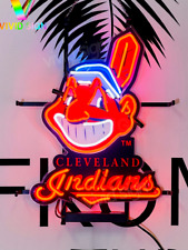 New Cleveland Indians Logo Lamp Neon Light Sign 20