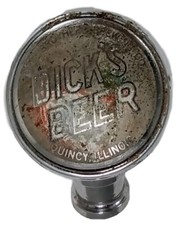 Vintage Dick's Beer Ball Tap Knob Dick Brothers Brewing Company Quincy Illinois picture