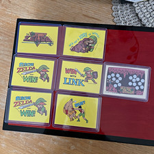 1989 Topps Top-Secret Tips Scratch-Off Card Lot 7 Zelda Link Mario Double Dragon picture