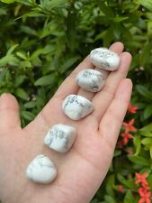 White Howlite Tumbled Stone, 0.75
