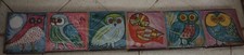 (6) Vintage Owl Matchbooks made in Japan with matches multi colored artwork picture
