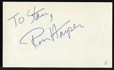 Ron Harper signed autograph 3x5 Cut American Movie Actor Planet of the Apes picture