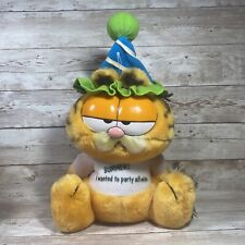 Vintage Dakin Garfield Bummer I Wanted To Party All Nite Stuffed Plush 10