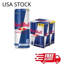 Red Bull Energy Drink, 80mg Caffeine, 8.4 fl. oz., Pack of 4 Cans.... picture