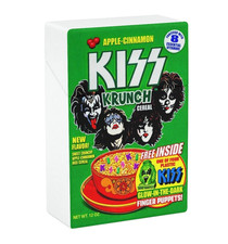 KISS Band Plastic Stash Case With Cereal Box Art | Music Fan Collectible picture