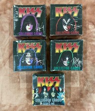1998 CORNERSTONE KISS COLLECTOR CARDS SERIES ONE SEALED BOXES SET OF 5 *VINTAGE* picture