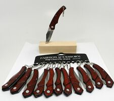 One Dozen 12 total pocket folding knife keychain lot with retail resell display picture