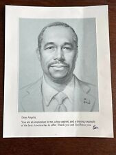 Ben Carson Autographed Signed 8X10.5 Print 2016 Presidential Candidate picture