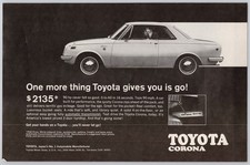 1969 Toyota Corona Coupe Vintage Print Ad picture