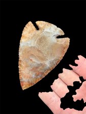 3 1/4” Translucent Dovetail Point, Indian Artifact, Arrowheads picture