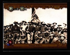 2022 Historic Autographs Gilded Age Radiant 1/500 Card #257 The Rough Riders picture