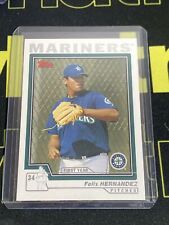 FELIX HERNANDEZ 2004 TOPPS FIRST YEAR ROOKIE CARD #T144 SEATTLE (READ) picture