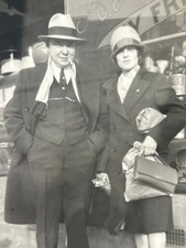 1926 Flapper Era Couple 1920s Fashion Photo picture