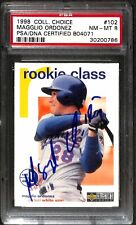 Magglio Ordonez 1998 UD Collectors Choice Signed Rookie PSA/DNA & PSA NM-MT 8 picture